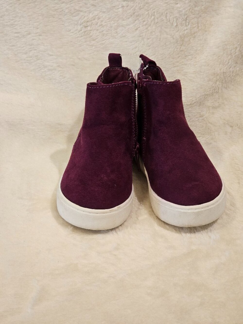 Gap Toddler High-Top Faux Suede Purple Sneakers